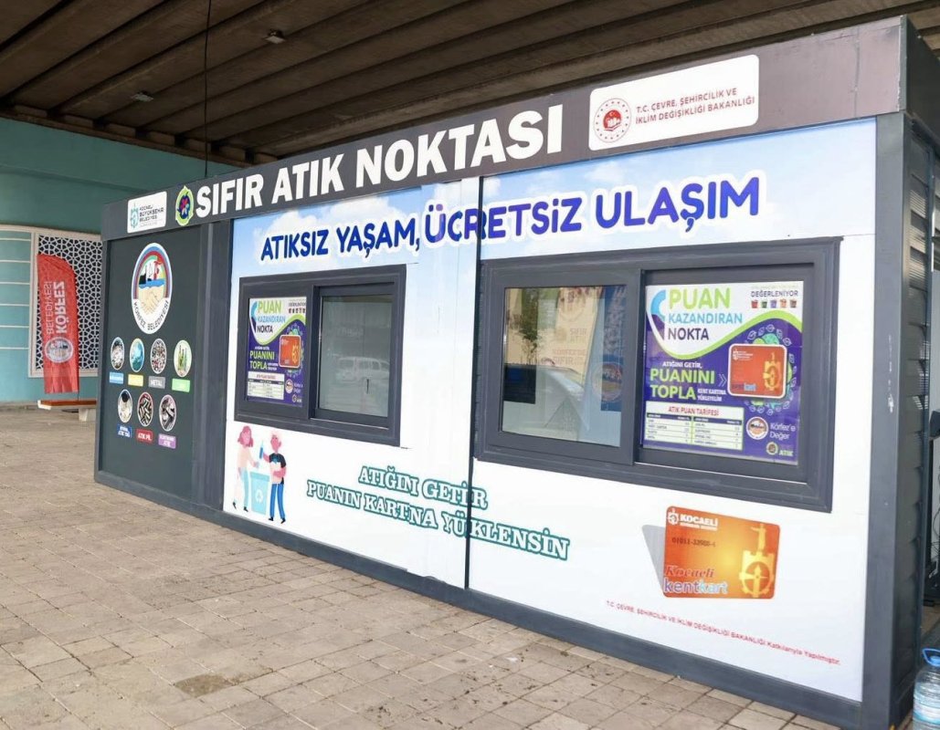 Körfez'de Sıfır Atık Noktası Açıldı; Atığını getir, ulaşımda kazan
