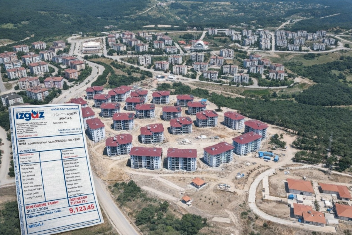 Körfez İlimtepe TOKİ Konutlarında Doğalgaz Faturaları Tepki Çekiyor