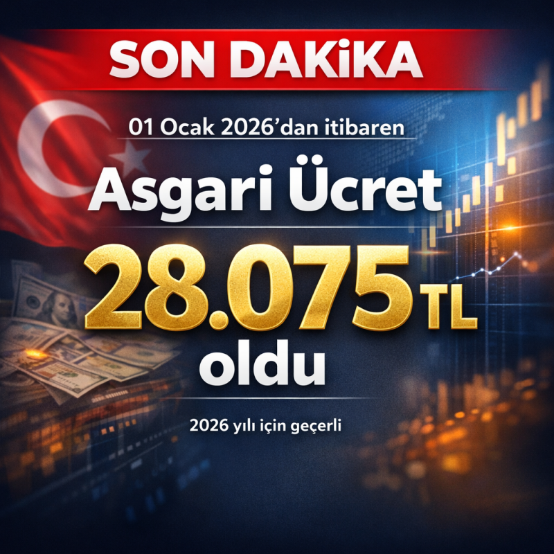 2026 Asgari Ücreti Açıklandı