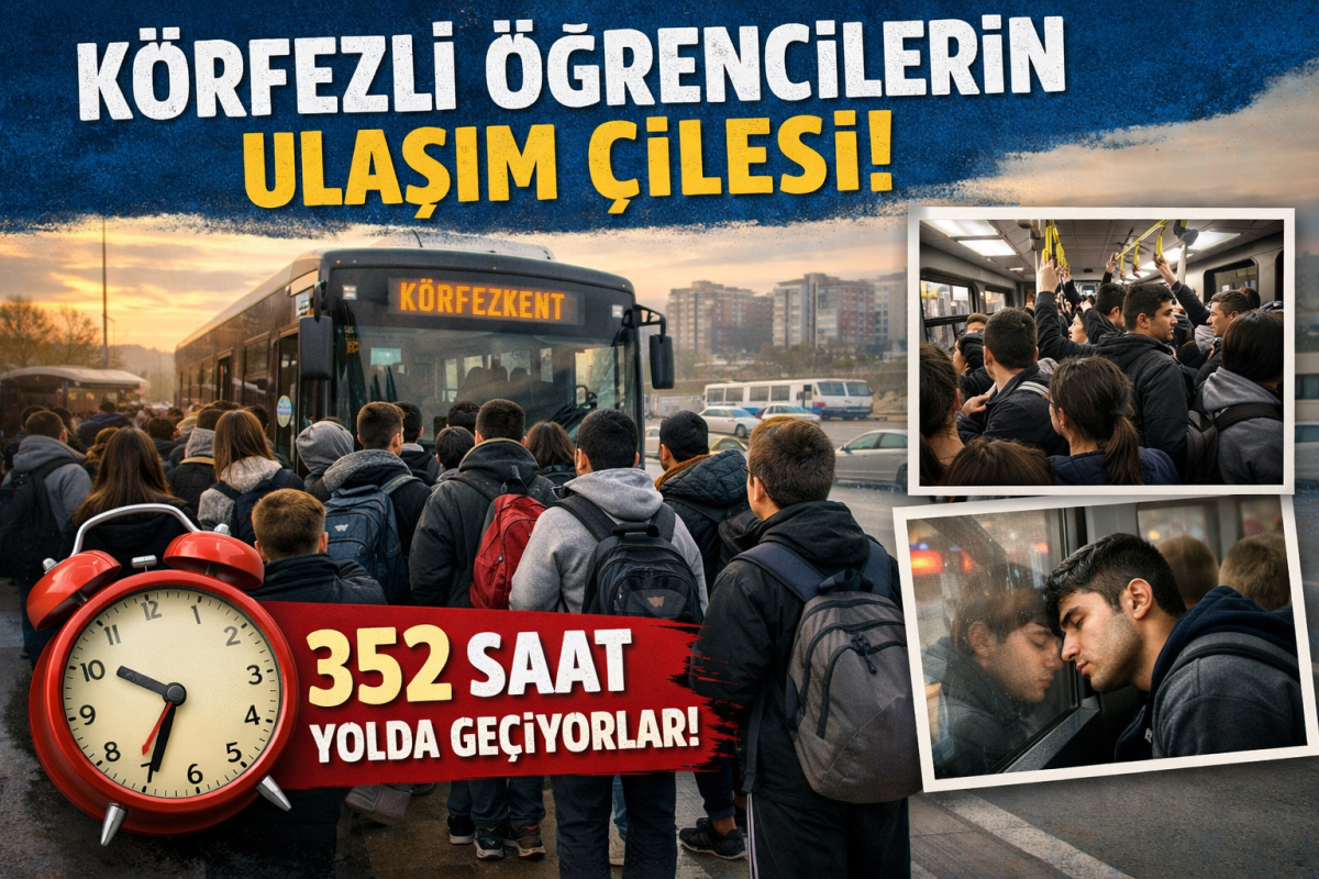 Körfez’de Ulaşım Tepkisi Büyüyor: 15 Dakikalık Yol 1 Saate Çıktı!