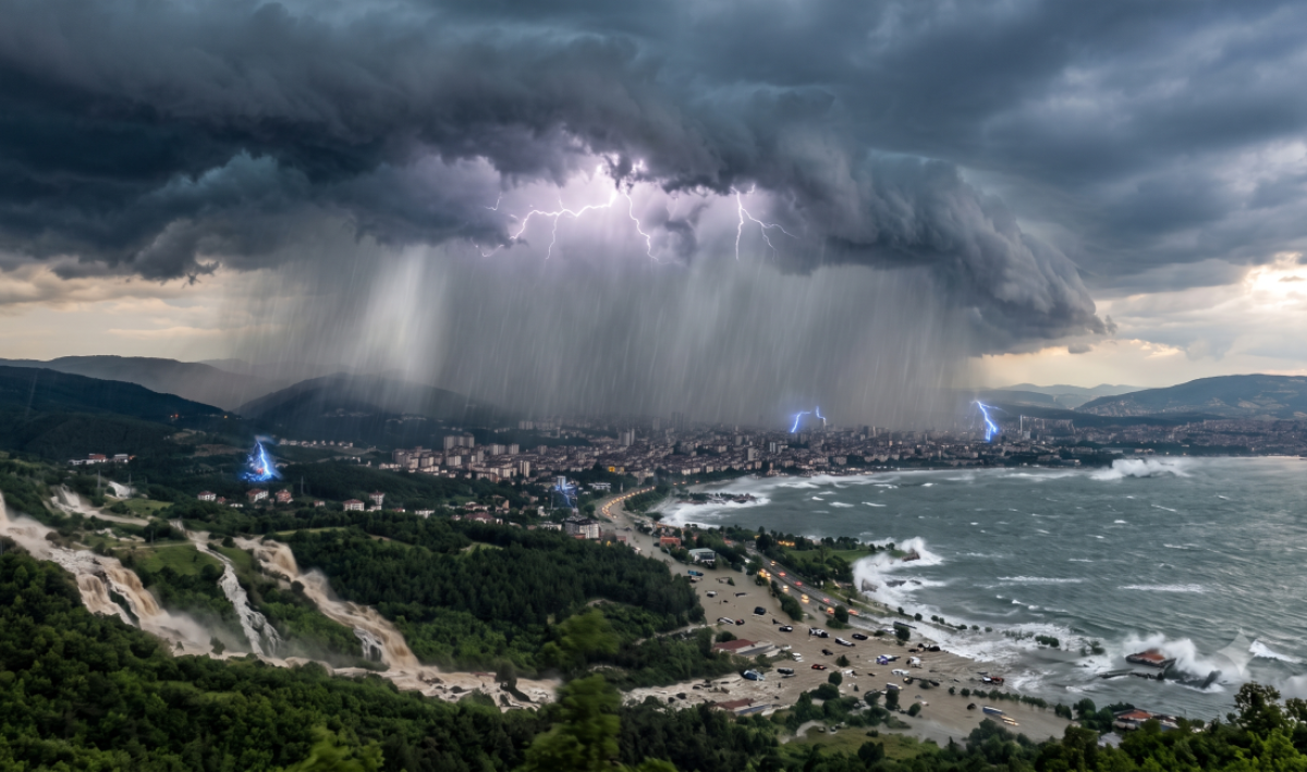 Kocaeli ve Körfez'e kuvvetli yağış uyarısı! "Squall Line" etkisiyle hava bir anda değişecek