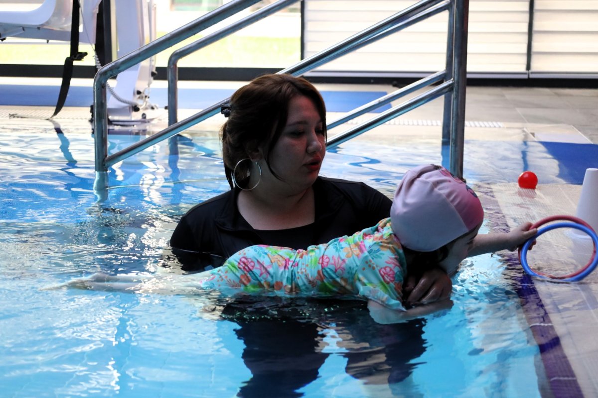 Gonca’da hidroterapi tedavisi hayatları değiştiriyor