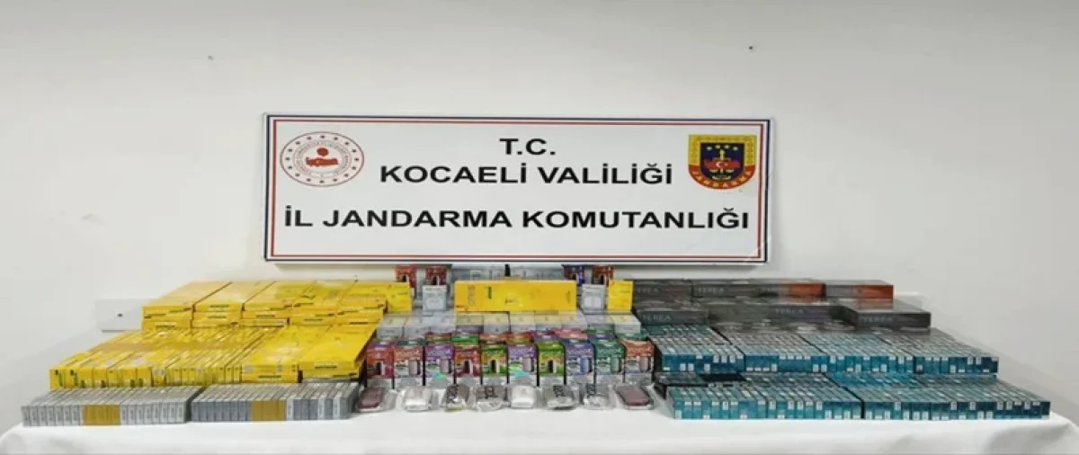 Dilovası’nda iki araçta kaçakçılık operasyonu!