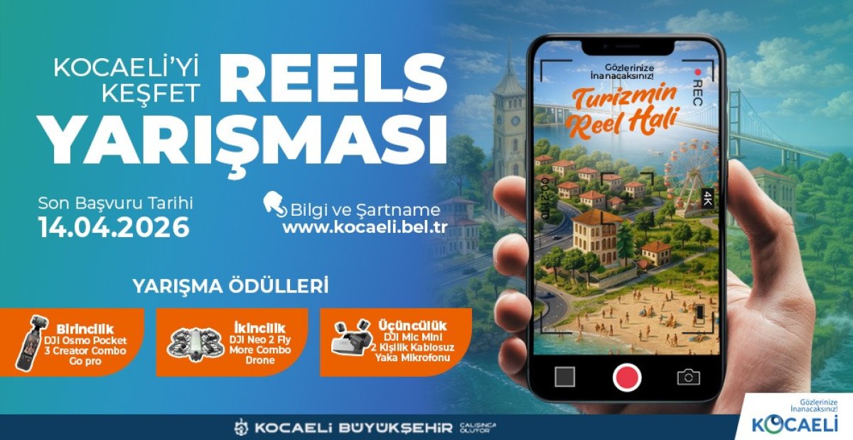 Kocaeli’yi 60 saniyede anlat, ödülü kap