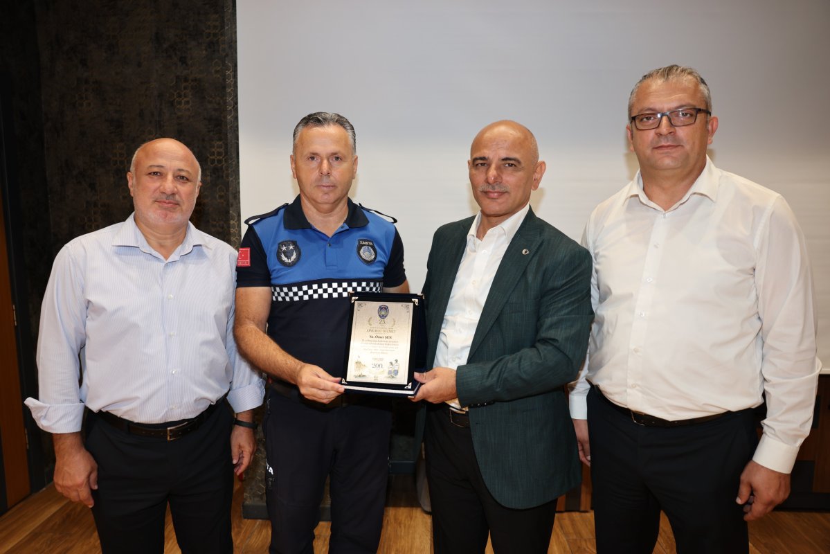 Başkan Şener Söğüt, Zabıta Teşkilatı'nın 200. Yılını Personeliyle Kutladı
