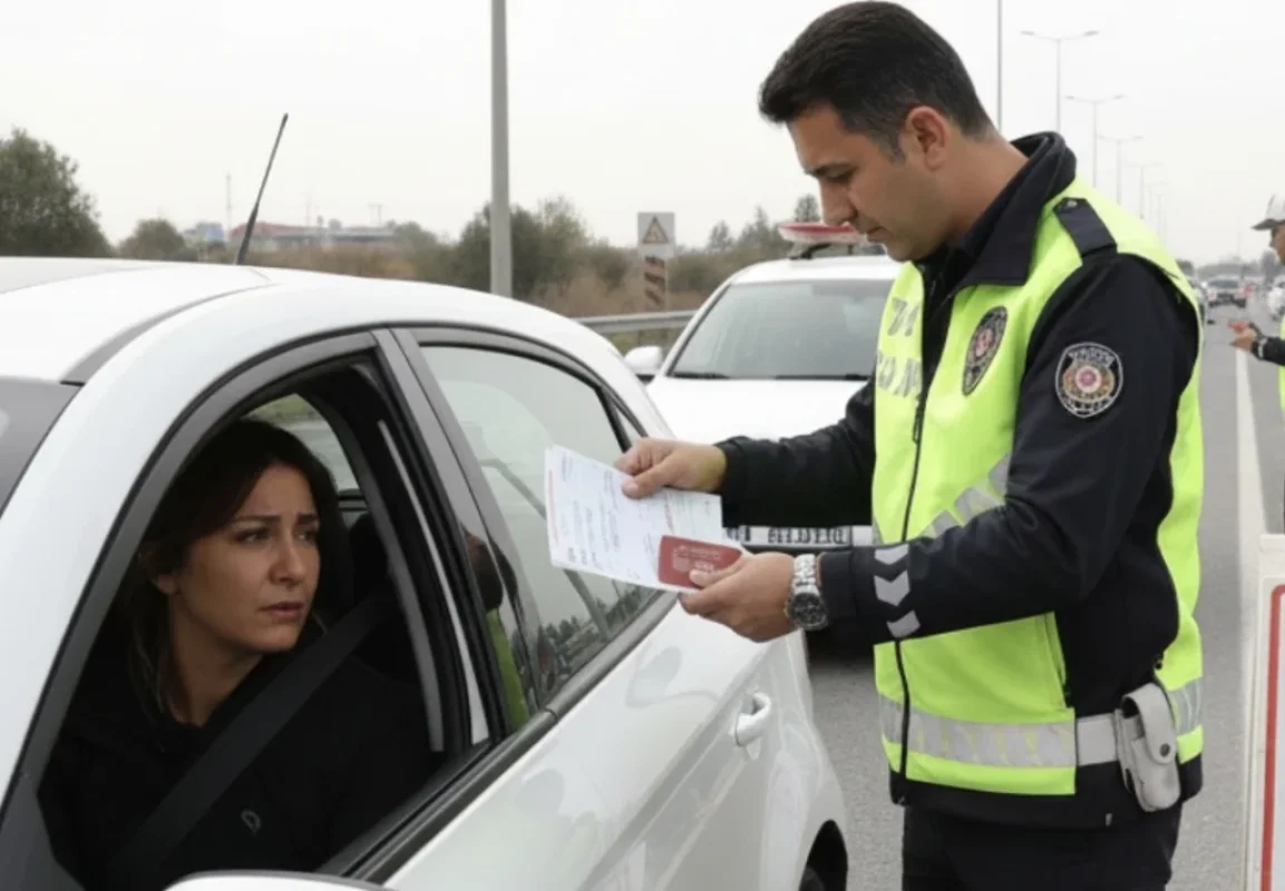 Körfez’de Ehliyet süresi dolan sürücüye Ceza!