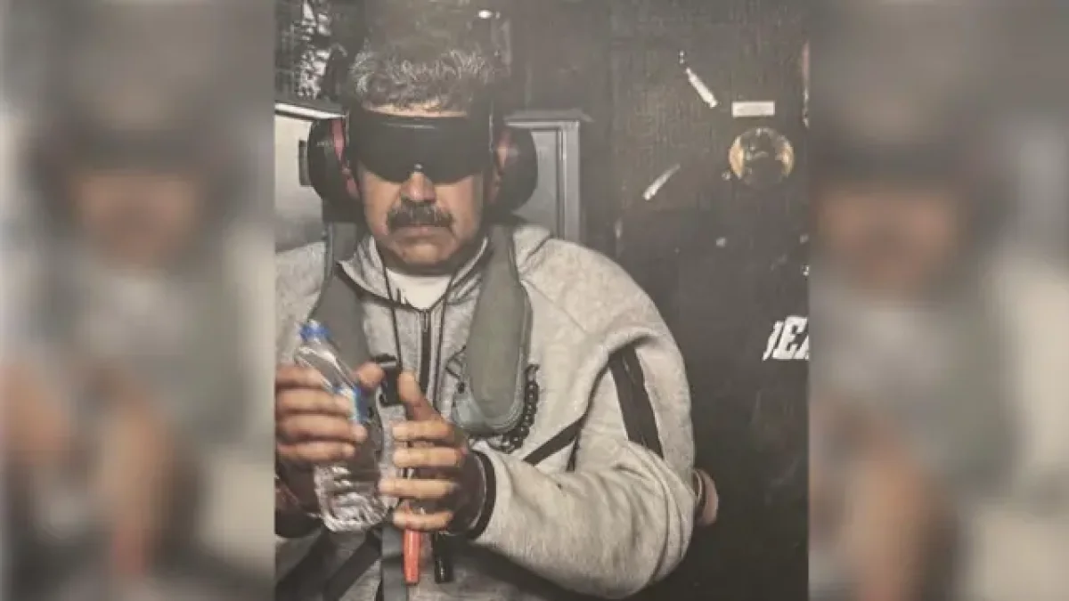 Trump paylaştı! İşte kaçırılan Maduro'nun ilk fotoğrafı