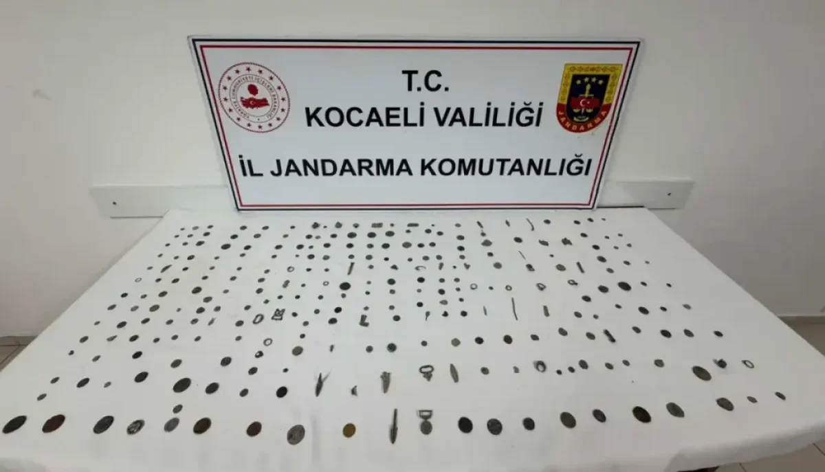 Kocaeli’de 511 adet tarihi eser ele geçirildi!