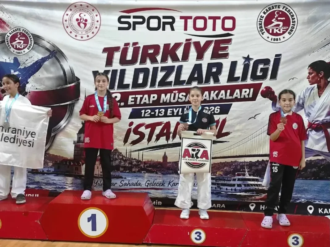 Körfezli karatecilerden İstanbul’da 13 madalya