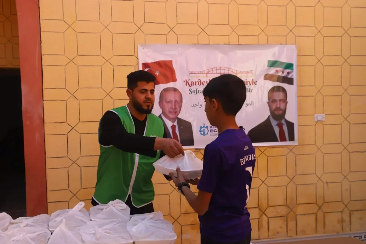 Kocaeli'den Suriye'de her gün 1000 kişilik iftar